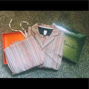 Paul Smith Mens Signature Stripe Cotton Pajama Set